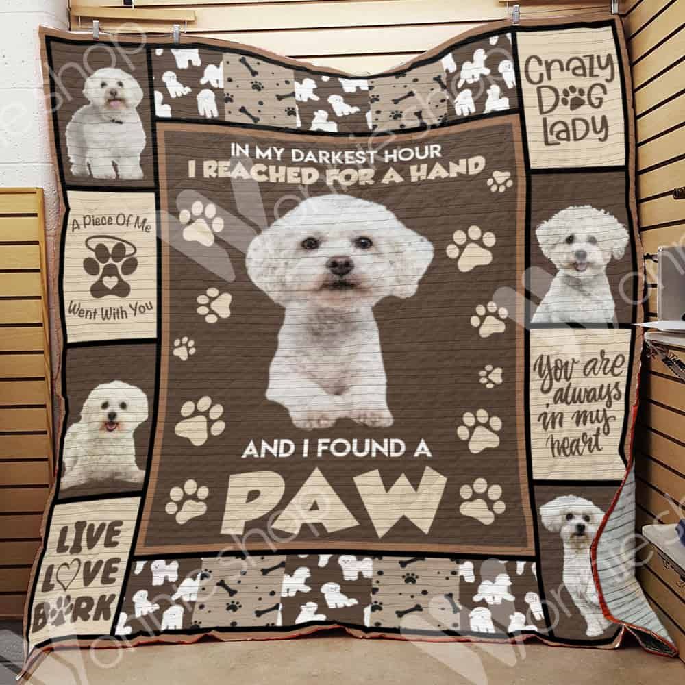 Bichon Frise Dog Quilt Blanket DHC0102495TD