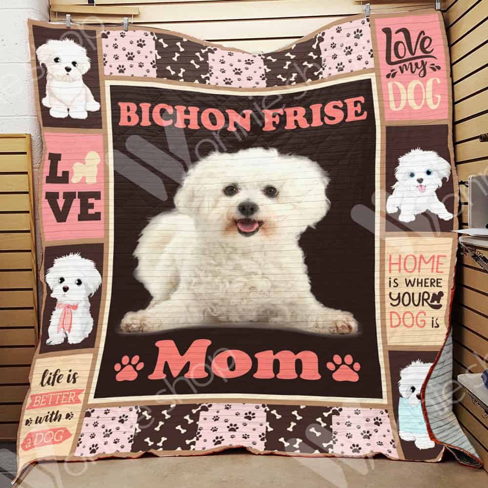 Bichon Frise Dog Quilt Blanket DHC0102839TD