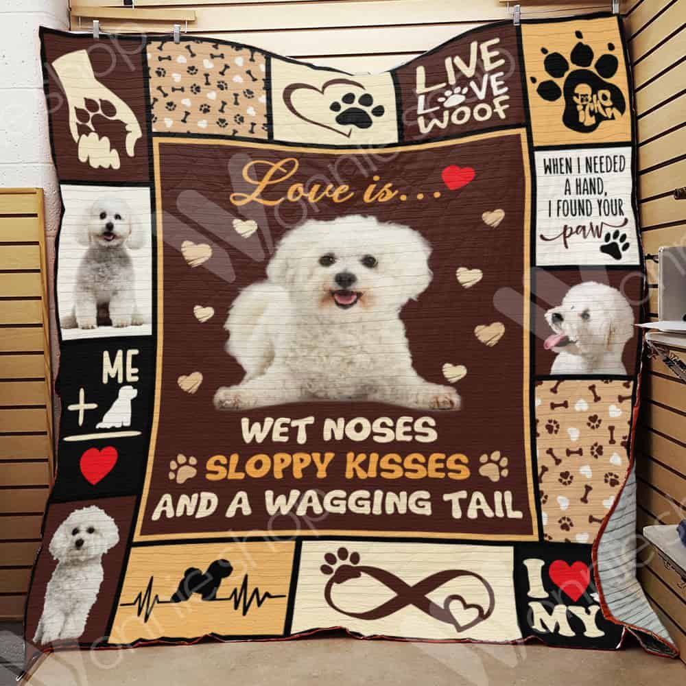 Bichon Frise Dog Quilt Blanket DHC0102842TD