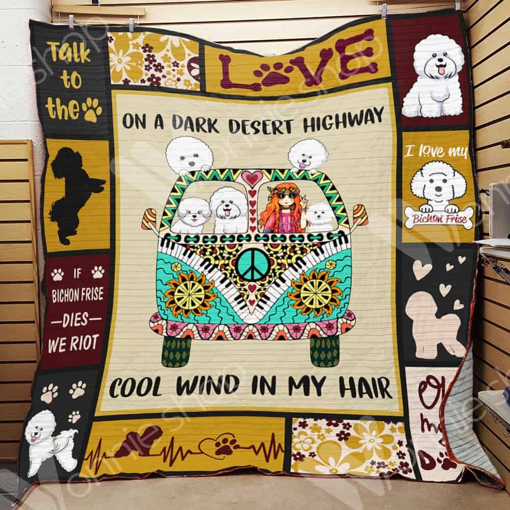 Bichon Frise Dog Quilt Blanket DHC0102877TD