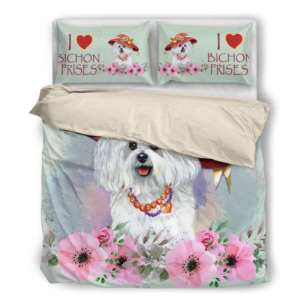 Bichon Frises Bedding Set