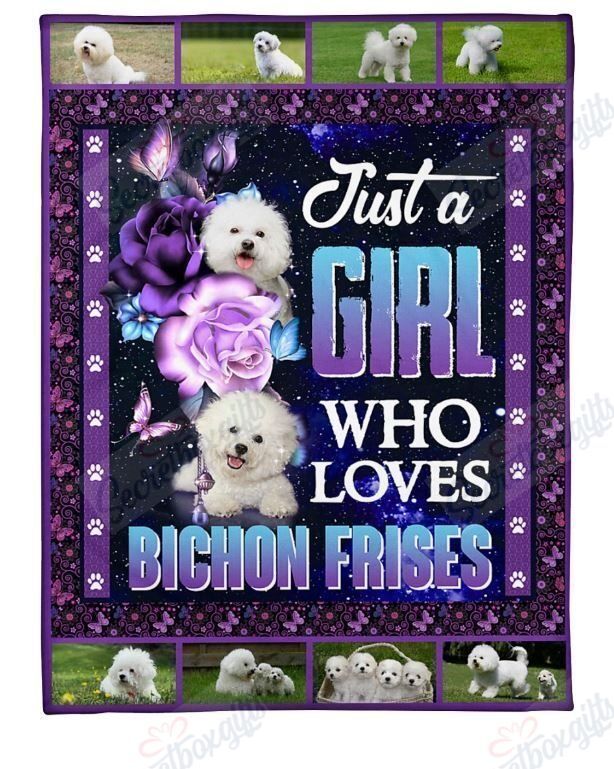 Bichon Frises Fleece Blanket