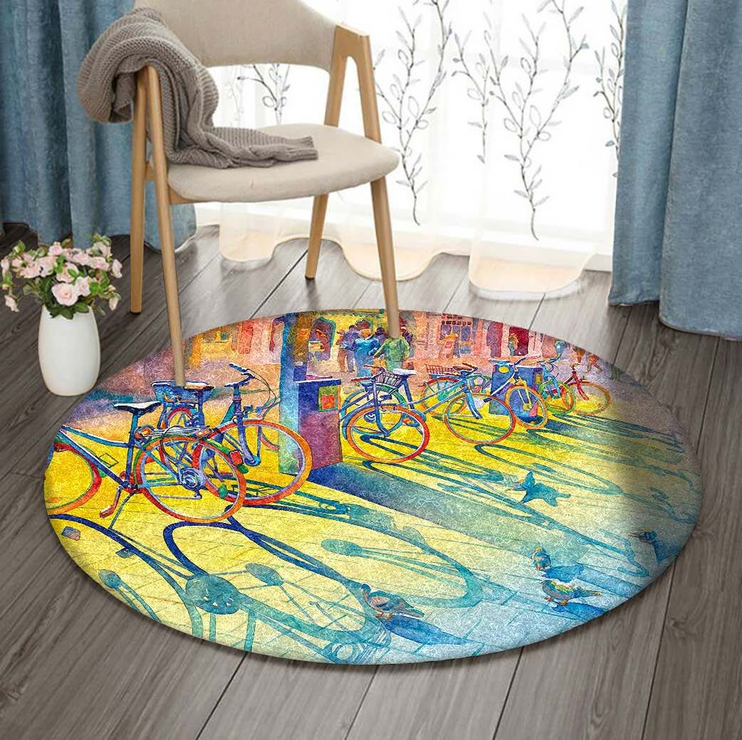 Bicycle Round Carpet