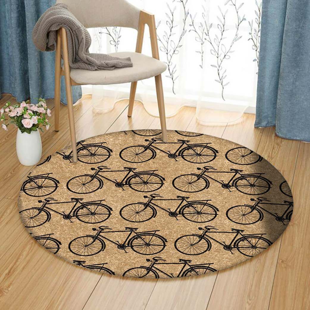 Bicycle Round Carpet