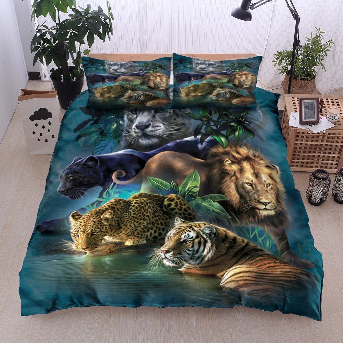 Big Cats Jungle Bedding Set