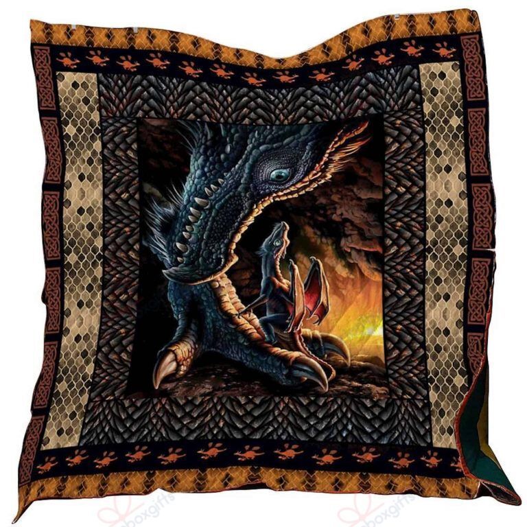 Big Dragon And Small Dragon NC1009058CL Quilt Blanket