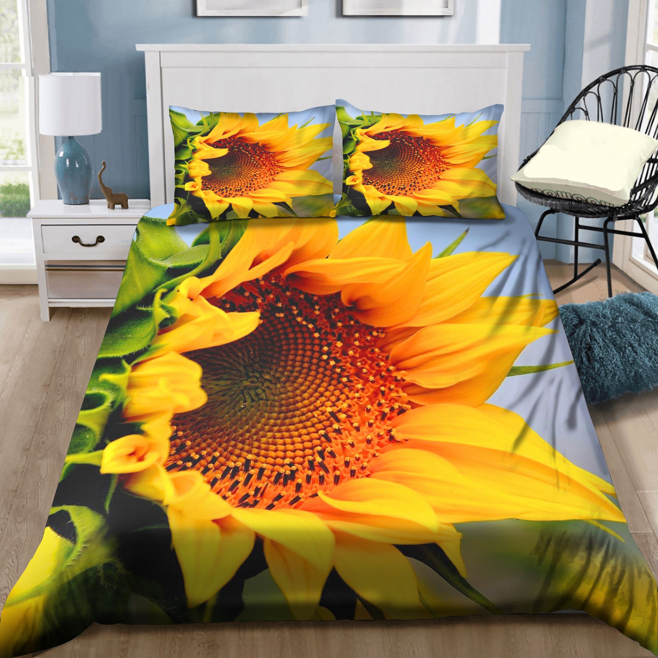 Big Sunflower Bedding Set
