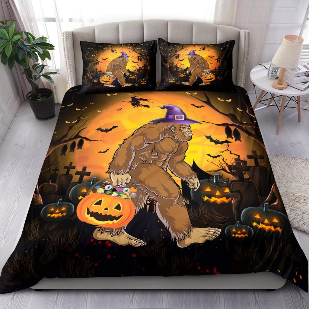 Bigfoot Candy Halloween Bedding Set
