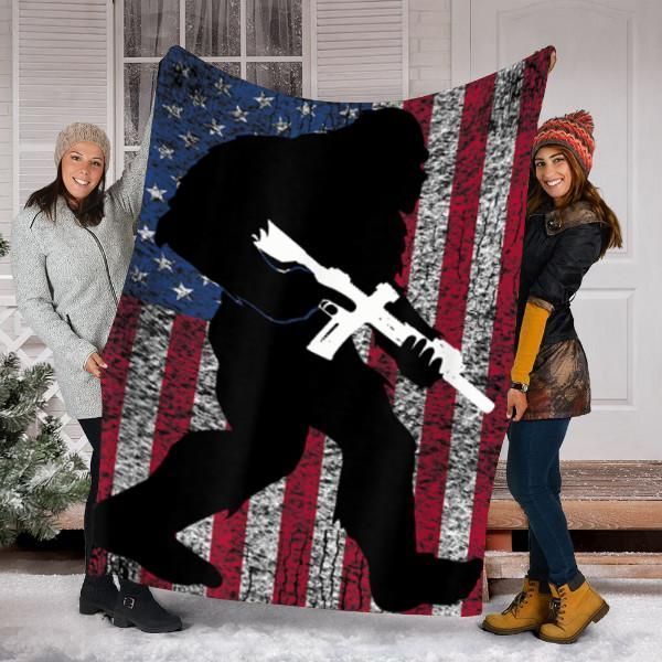 Bigfoot Sherpa Fleece Blanket