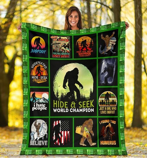 Bigfoot Fleece Blanket