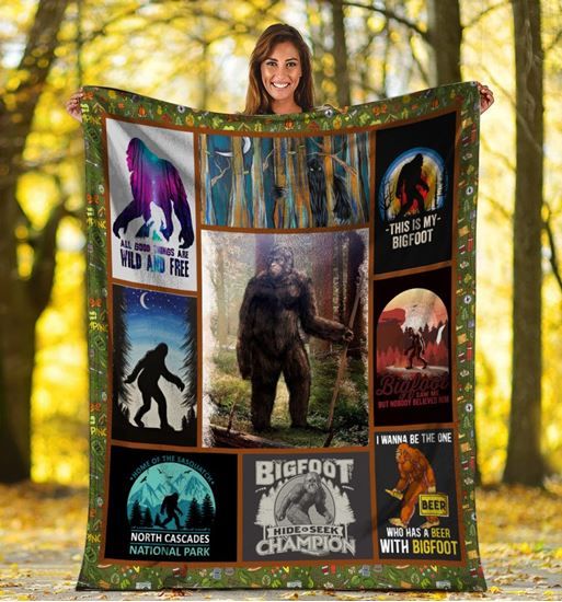 Bigfoot Fleece Blanket