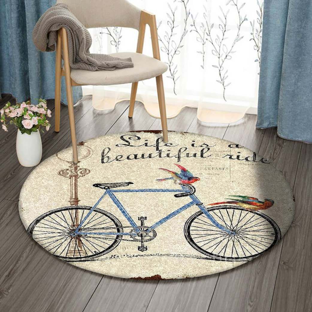 Bike Round Carpet