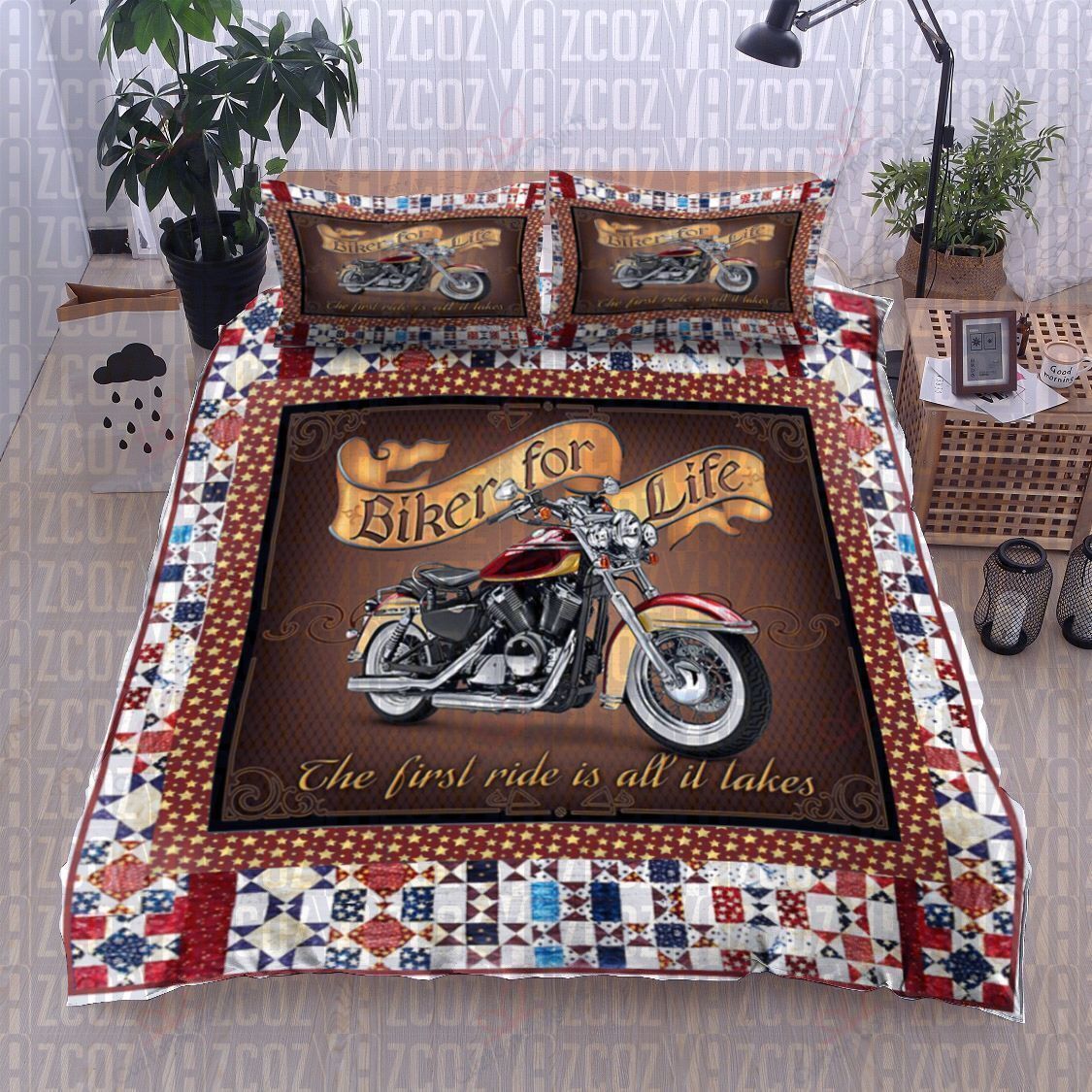Biker Bedding Set