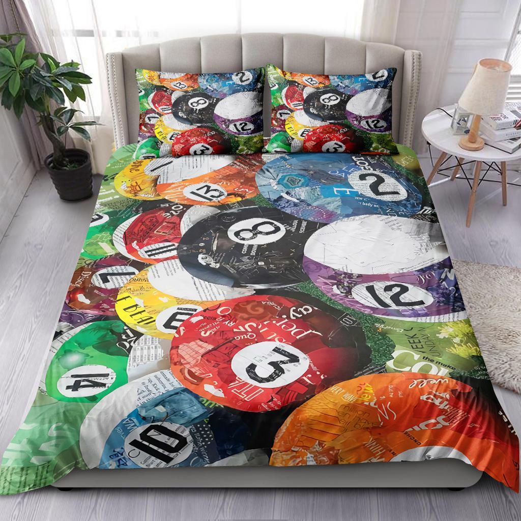 Billiard Balls Bedding Set