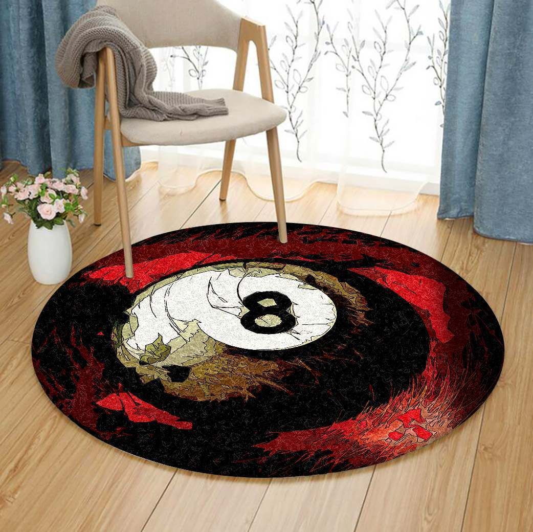 Billiards Round Carpet