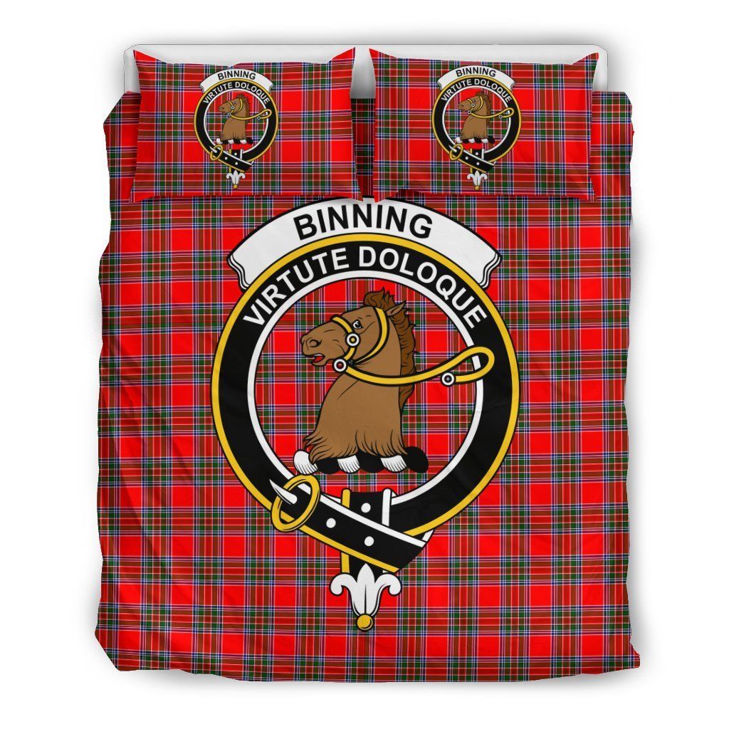 Binning Clan Badge Tartan Bedding Set