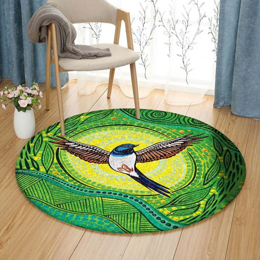 Bird Round Carpet
