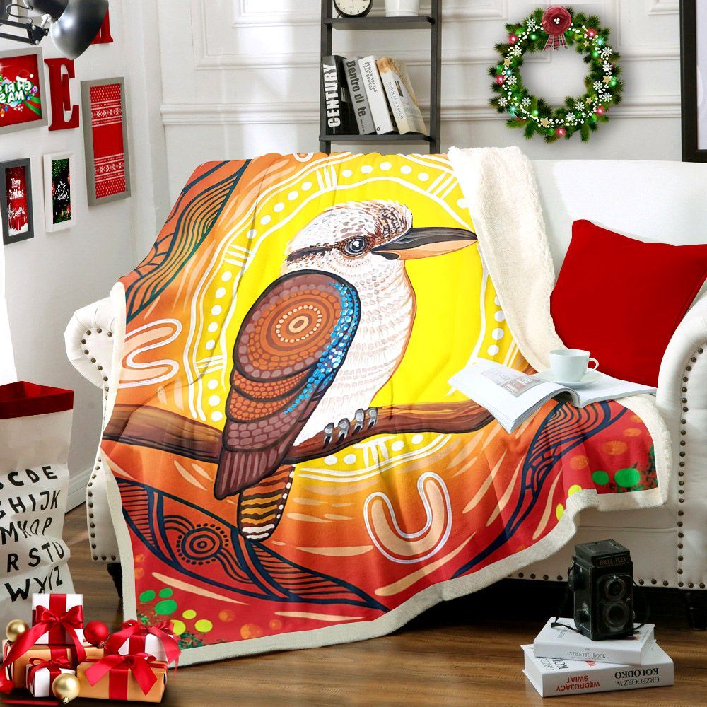 Bird Sherpa Fleece Blanket