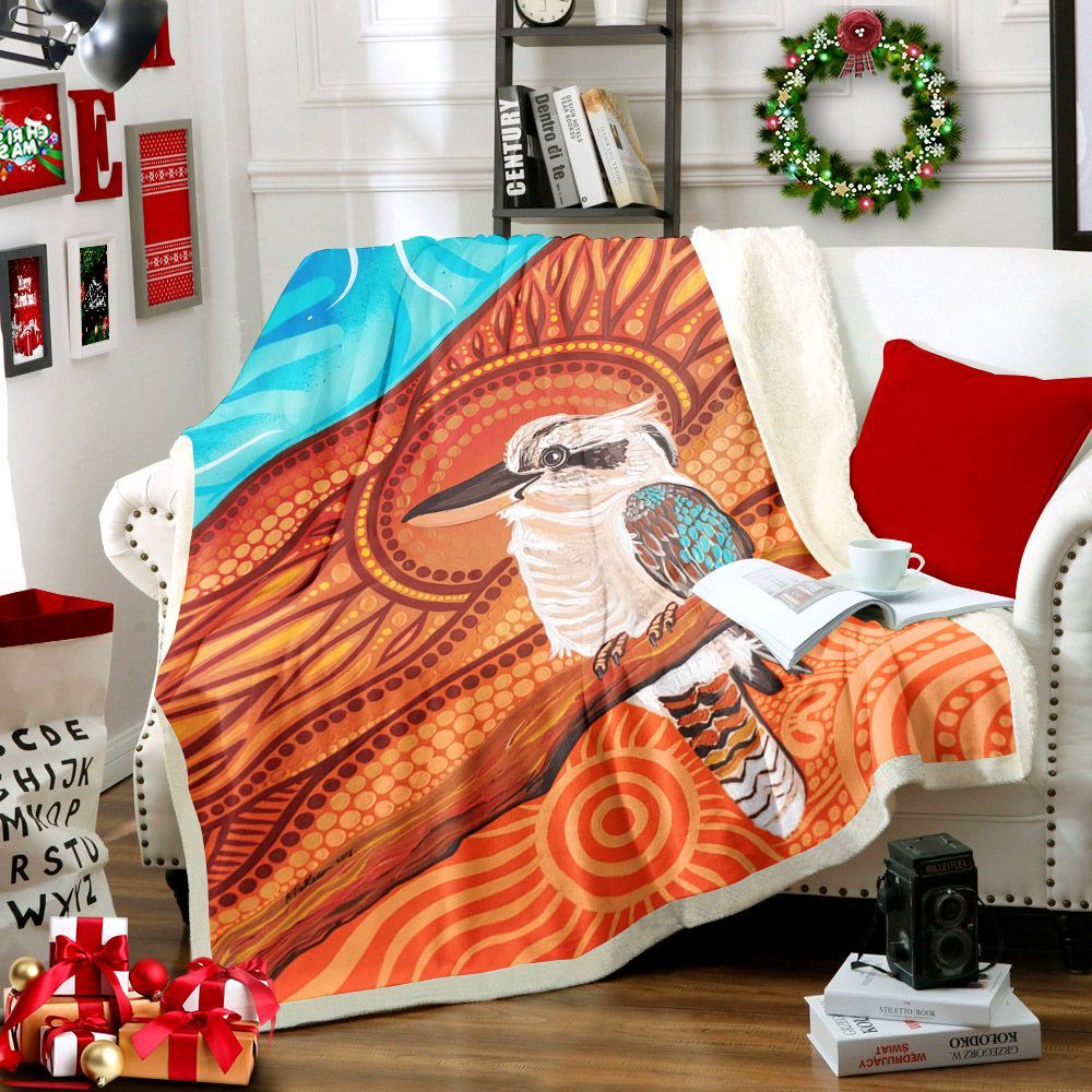 Bird Sherpa Fleece Blanket