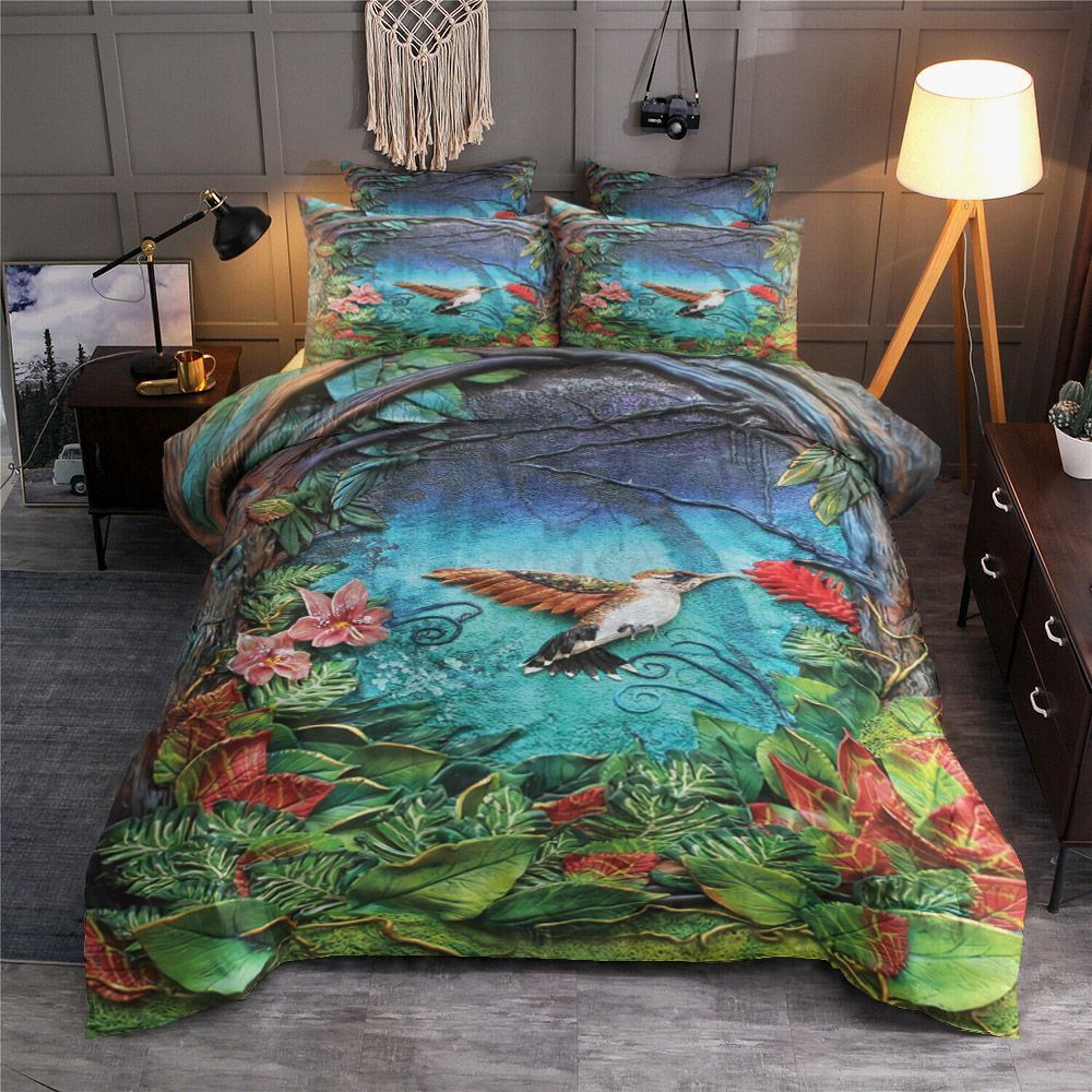 Bird And Flower Bedding Set