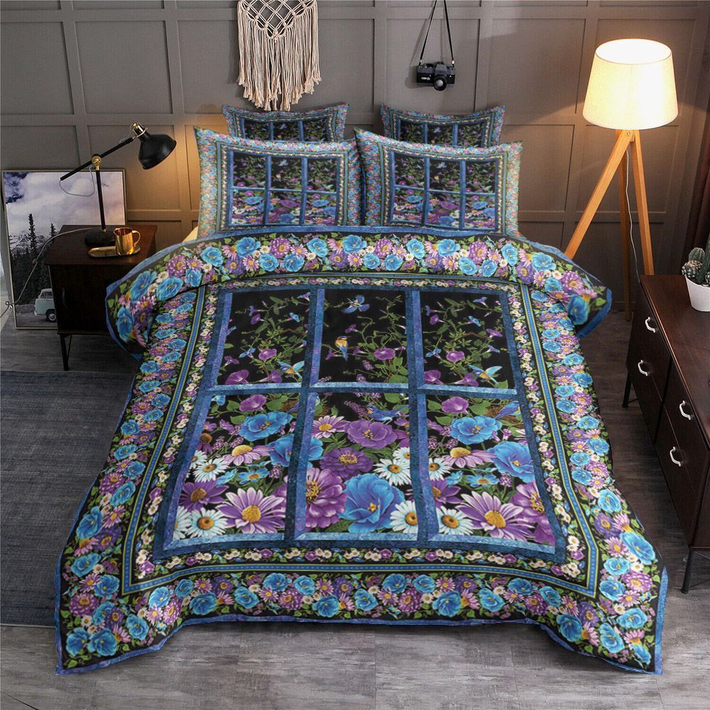 Bird And Flower Bedding Set
