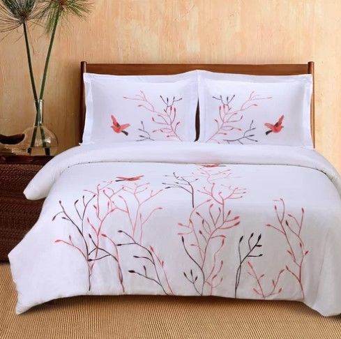 Bird And Tree Branch Bedding Set