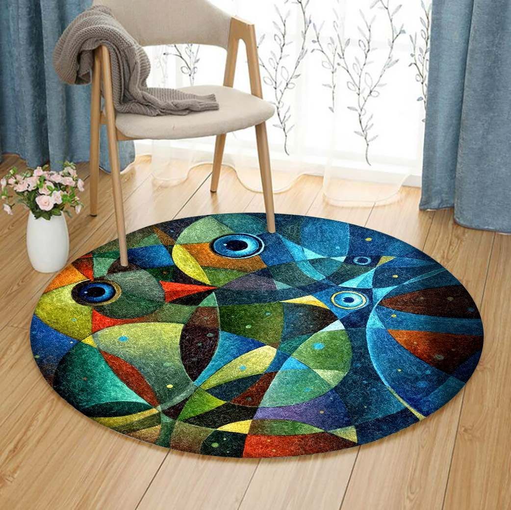 Bird Round Carpet