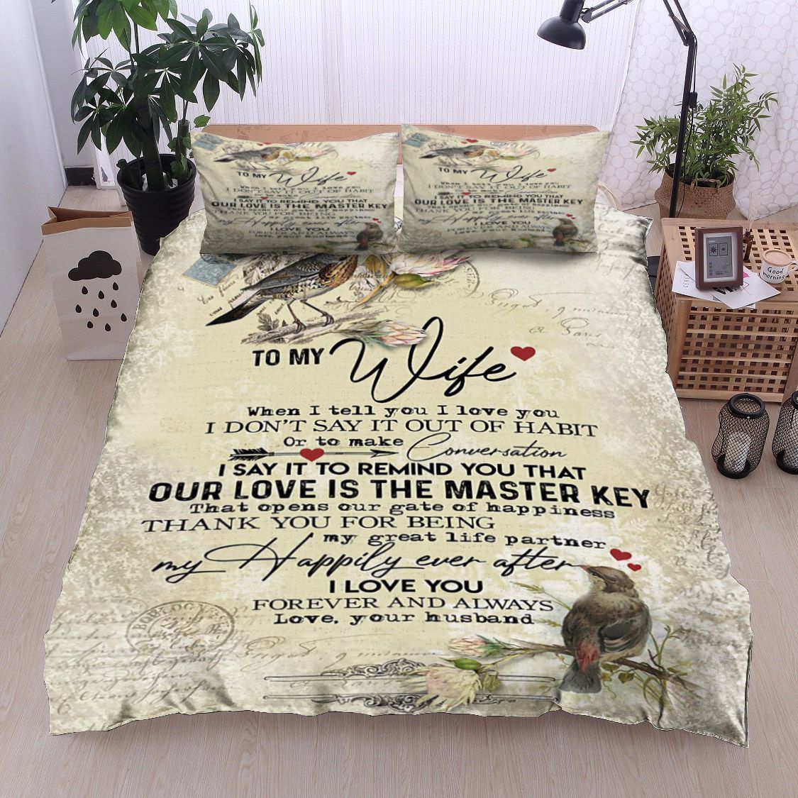 Bird Bedding Set