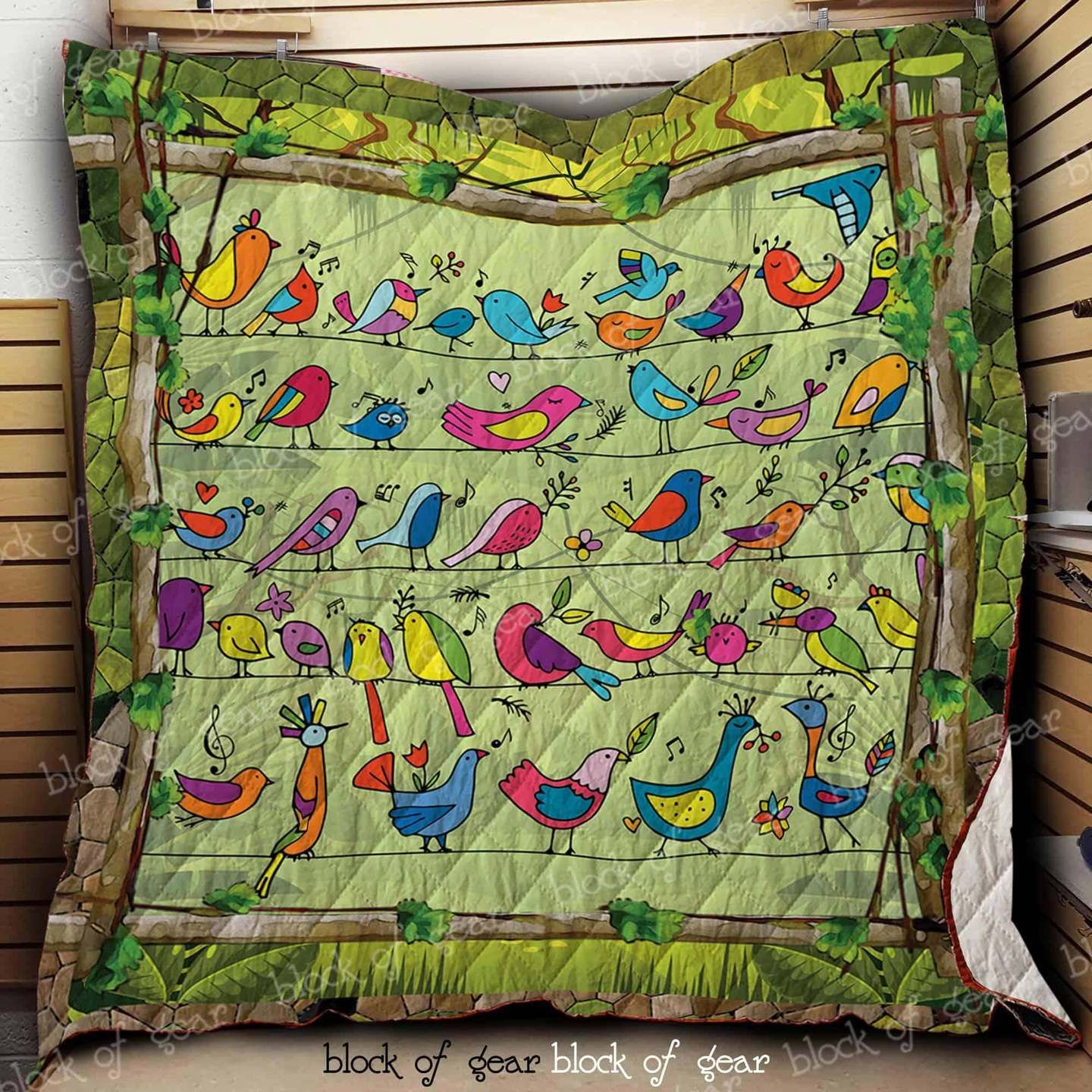 Bird CLA0810030Q Quilt Blanket
