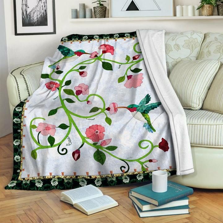 Bird Sherpa Fleece Blanket