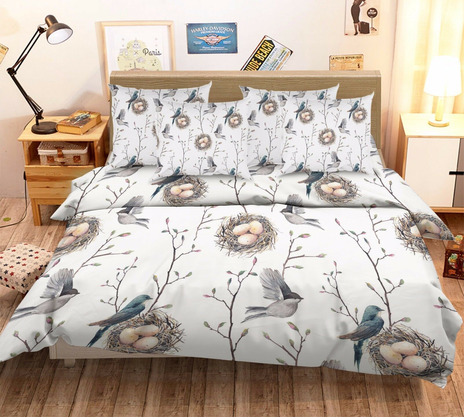 Bird Bedding Set