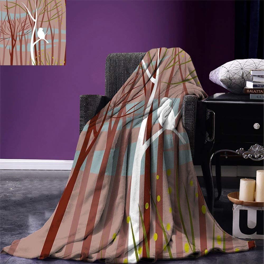 Bird Sherpa Fleece Blanket