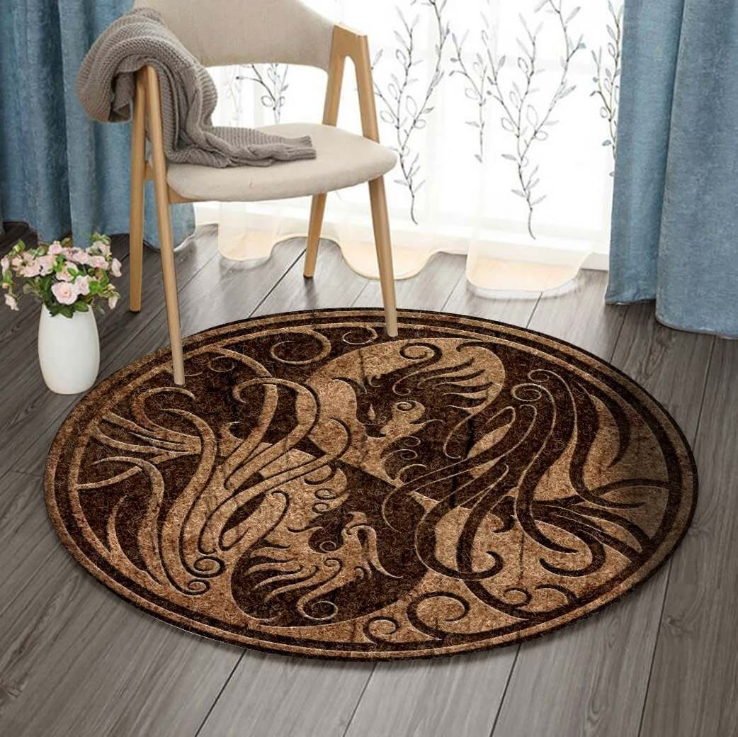 Bird Round Carpet