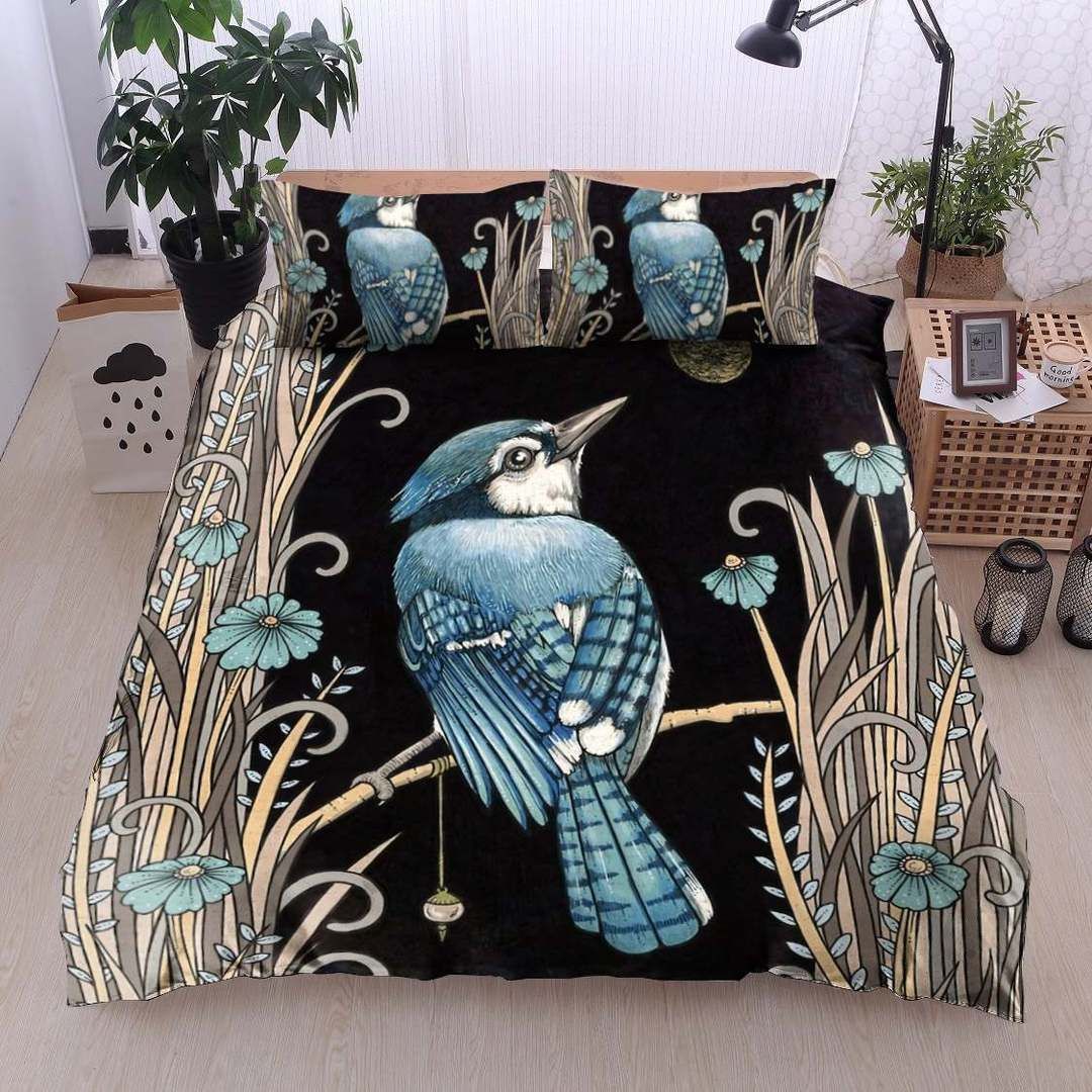 Bird Twin Queen King Cotton Bed Sheets Spread Comforter Bedding Set