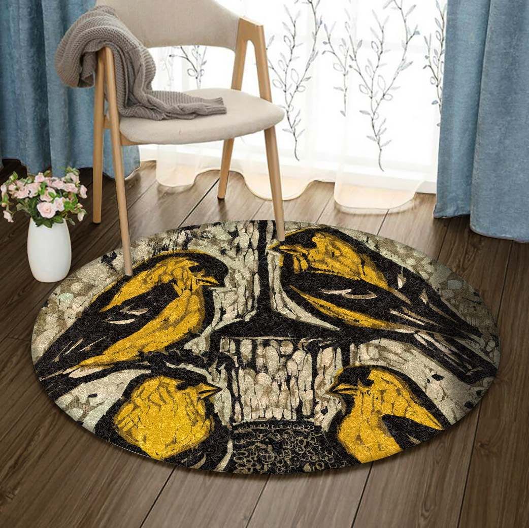 Bird Round Carpet