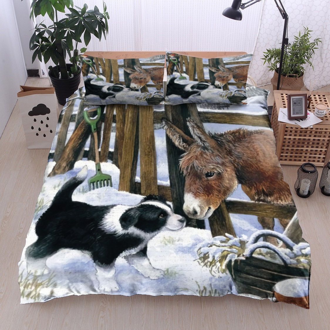 Bird Dog Donkey Bedding Set