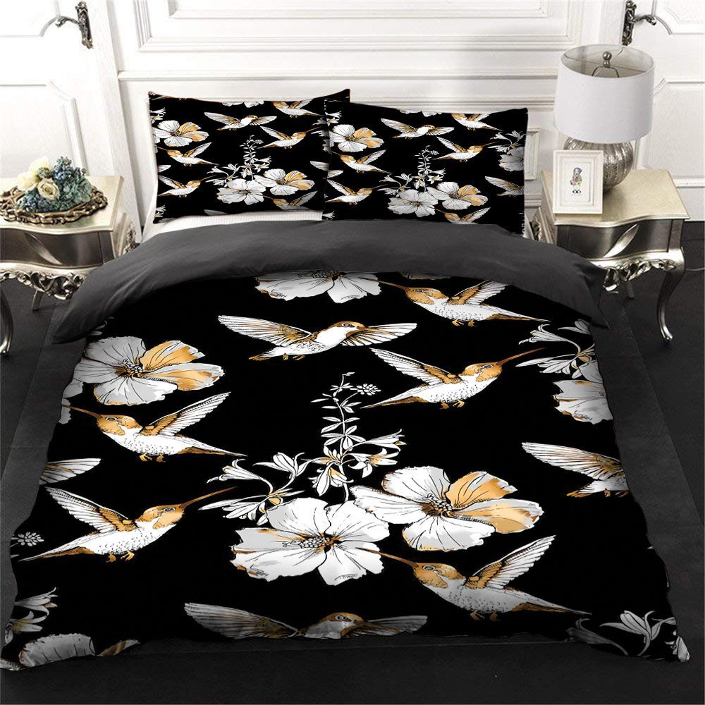 Bird Flower Bedding Set