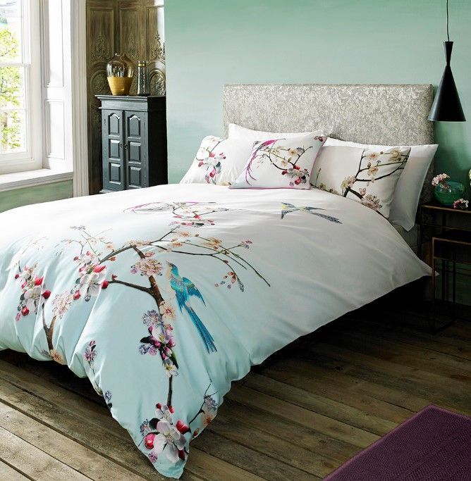 Bird Flower Bedding Set