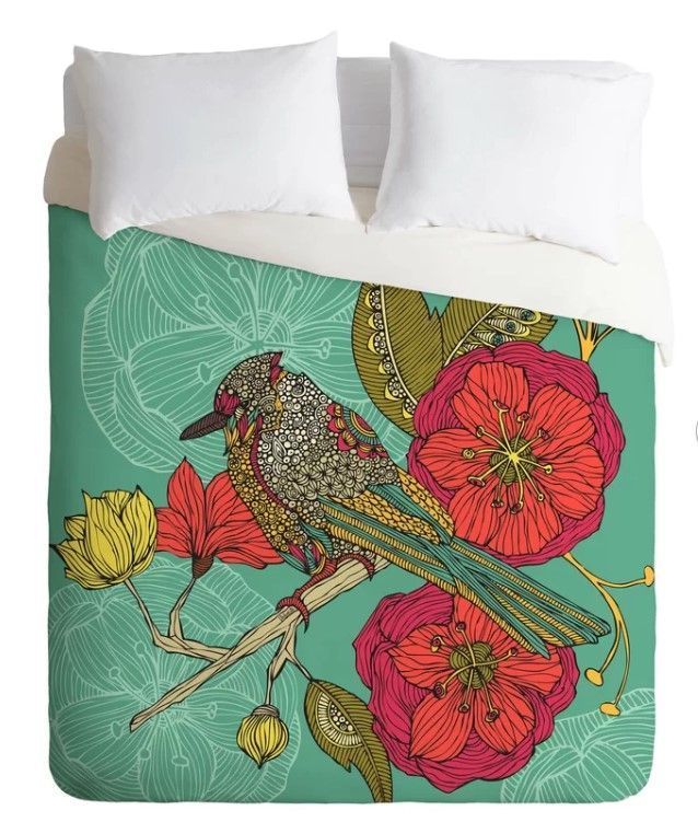 Bird Flower Bedding Set