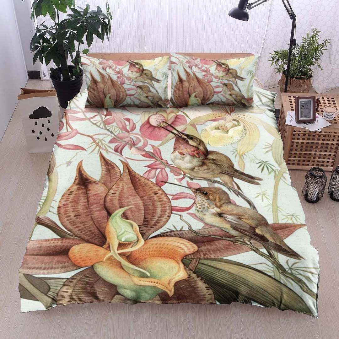 Bird Flower Bedding Set