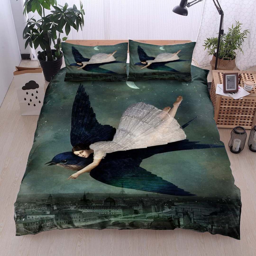 Bird Girl Bedding Set