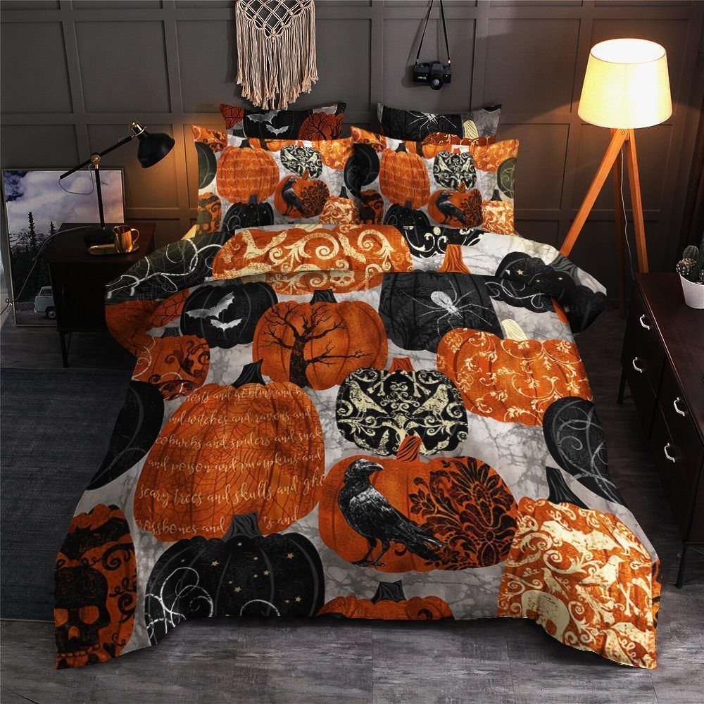 Bird Halloween Bedding Set