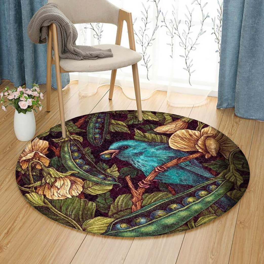 Bird Round Carpet