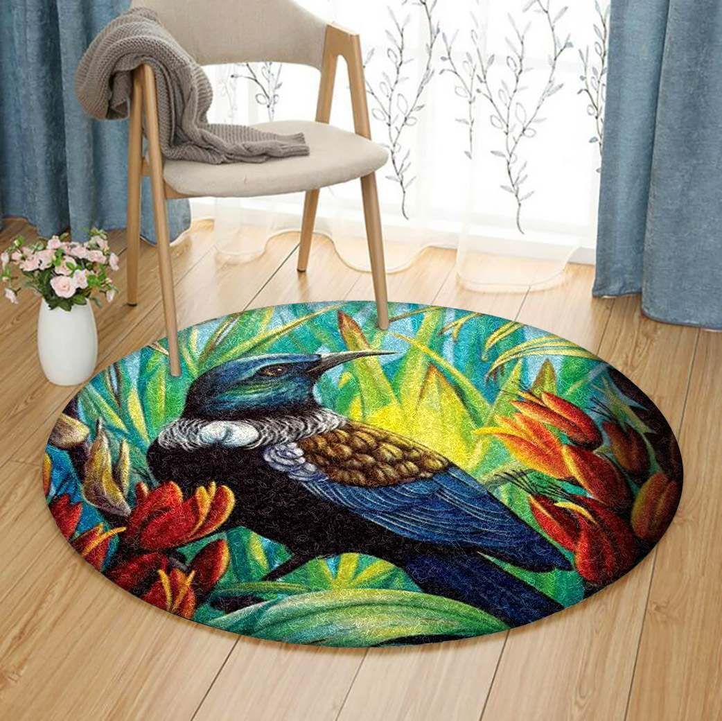 Bird Round Carpet