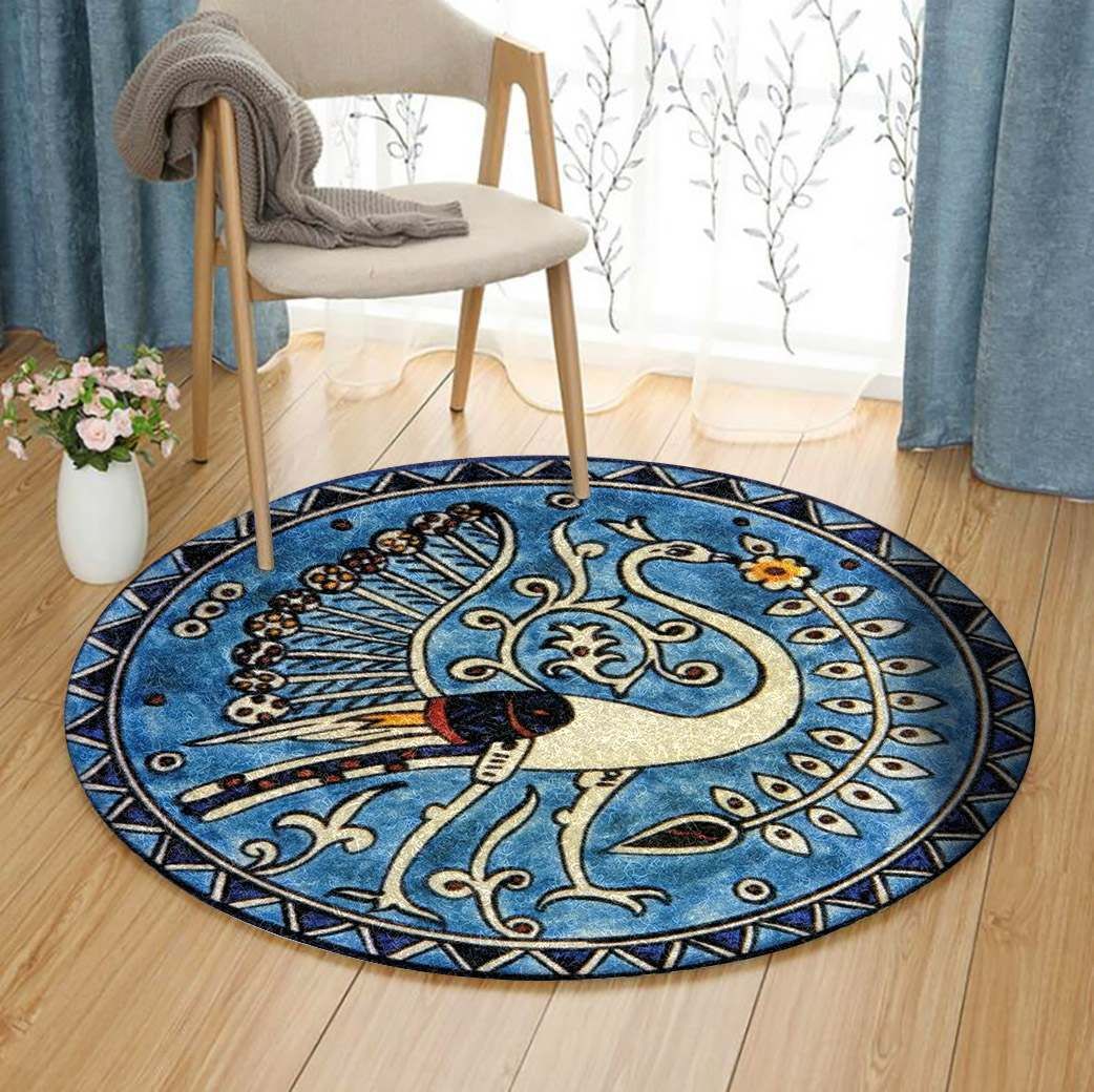 Bird Round Carpet