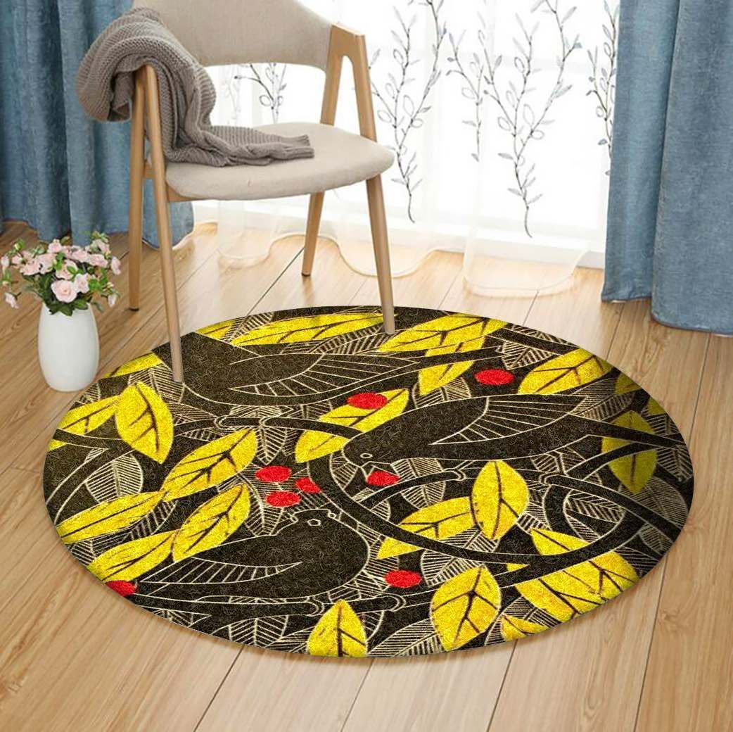 Bird Round Carpet