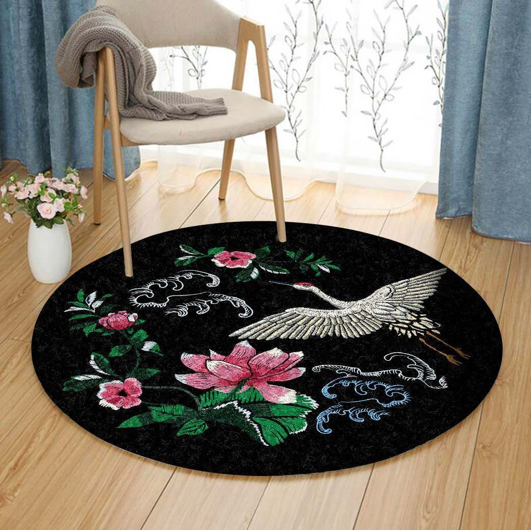 Bird Round Carpet