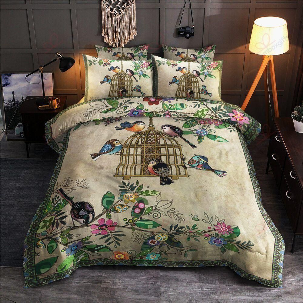 Bird House Of Bird Printed Bedding Set