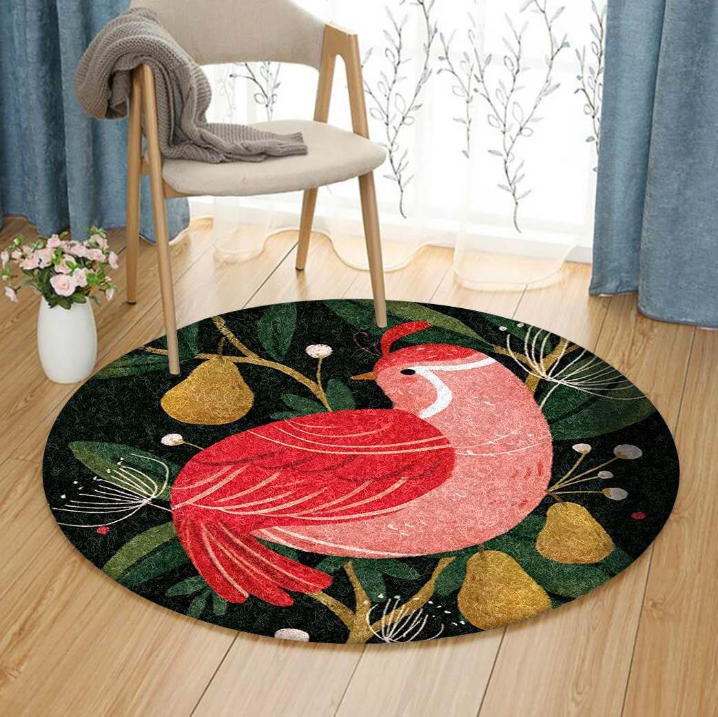 Bird Round Carpet