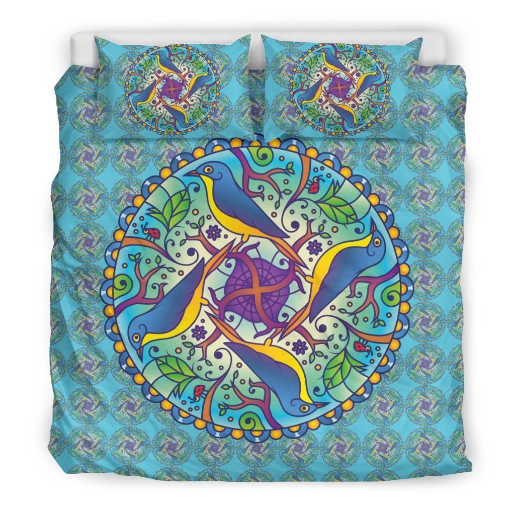 Bird Mandala Bedding Set